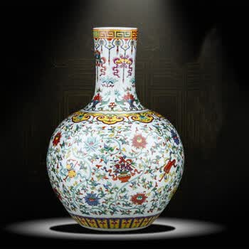 斗彩花瓶 斗彩花瓶图片- 京东