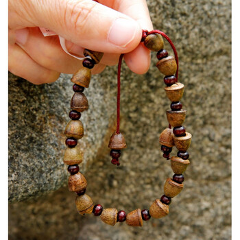 初逅 龙眼菩提杭州灵隐寺流通处代请佛珠星月白根十八籽 金钟菩提(可