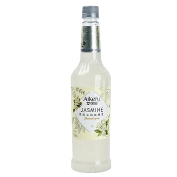 艾可芙茉莉花风味糖浆750ml咖啡拿铁奶茶调酒鸡尾酒调酒专用原料