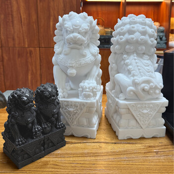 小玉石狮子价格报价行情- 京东