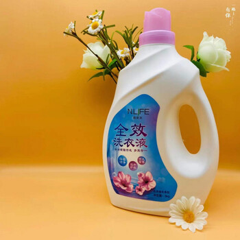 适用于恩莱芙洗衣液恩莱芙多效洗衣液清新花香型家庭装倍柔洁净白油汗