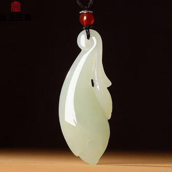 玉雕玉兰花吊坠型号规格- 京东