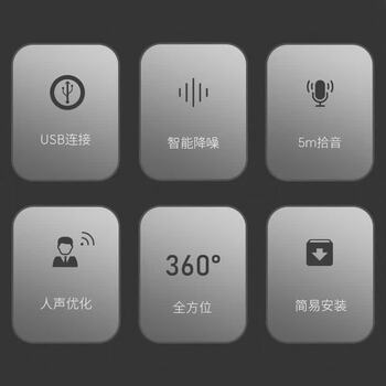 联想 MK-MC300+ 纯收音全向麦克风 USB 免驱可串联扩展5米 360° 拾音无喇叭 直播网课教育专用拾音器 联想 MK-MC300+ 纯收音全向麦克风 USB 免驱可串联扩展5米 360° 拾音无喇叭 直播网课教育专用拾音器