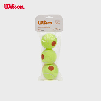 Wilson威尔胜青少年儿童训练网球低压缩网球耐磨Starter WRT137300