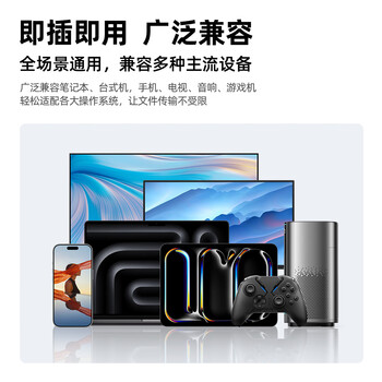 移速（MOVE SPEED）256GB固态u盘 USB3.2/Type-C 双接口U盘大容量手机电脑两用移动优盘 支持苹果15-18 逸V系列