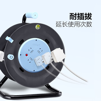 公牛(BULL)GN-804 4位50米工程接线盘/新升级过热保护电缆卷盘插座/插排 工程专用 公牛(BULL)GN-804 4位50米工程接线盘/新升级过热保护电缆卷盘插座/插排 工程专用