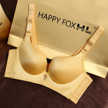 幸福内衣狐狸官方网同款火狐狸内衣女无钢圈无痕聚拢文胸胸罩内衣08