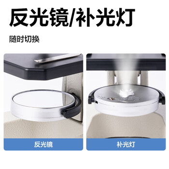 得力（deli）6400X生物光学显微镜初中生科学实验教材同步台式专业版可看细胞手持高清便携款生日中高考礼物