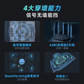 Tenda腾达路由器无线【千兆WiFi6穿墙王】AX1500信号放大器增强家用全屋AX2 Pro Tenda腾达路由器无线【千兆WiFi6穿墙王】AX1500信号放大器增强家用全屋AX2 Pro
