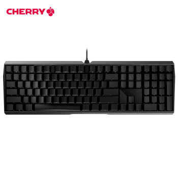 CHERRY樱桃 MX3.0S机械键盘 游戏键盘 电竞键盘 办公电脑键盘 侧刻键帽 合金外壳 樱桃无钢结构 黑色青轴