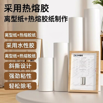 初舍（CHUSHE）粘毛器24cm8卷纸480撕可撕式替换滚宠物猫狗毛地毯衣服头发粘毛