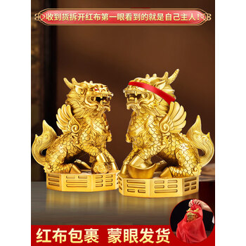 麒麟吉祥物摆件型号规格- 京东