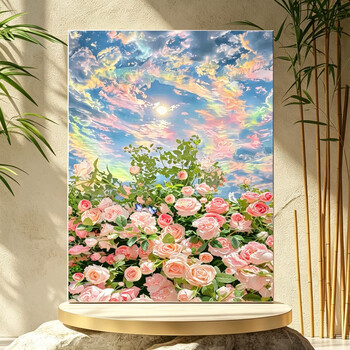 山茶花油画- 京东