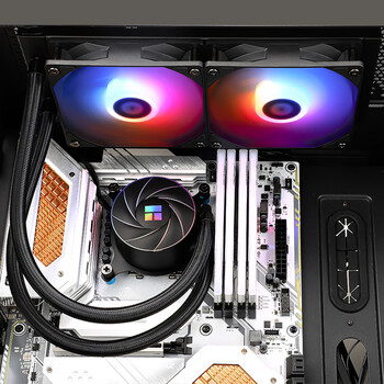 利民（thermalright）Aqua Elite 240 ARGB 一体式水冷散热器 日蚀幻彩光效 全金属扣具 ARGB冷头 AE240 ARGB