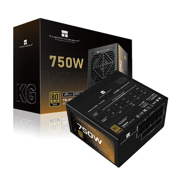 利民（thermalright）额定750W TR-KG750 ATX3.1电源 金牌电源 原生PCIE5.1全模组电源 日系主电容 14CM小电源
