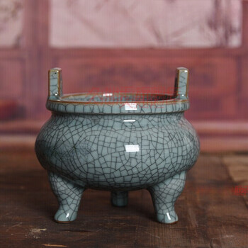 龙泉窑瓷香炉- 京东