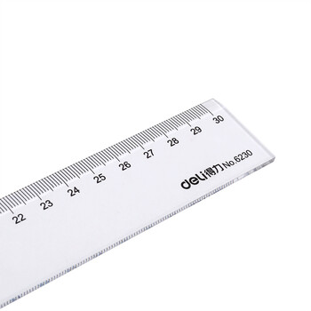 得力(deli)30cm办公通用直尺 考研高考中考测量绘图尺子 办公用品 尺子 得力(deli)30cm办公通用直尺 考研高考中考测量绘图尺子 办公用品 尺子
