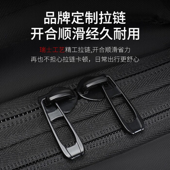 CROSSGEAR十字勋章瑞士军士刀双肩包出差商务背包男17.3吋电脑包旅行可扩容