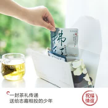 茶颜悦色冷泡茶 茉莉花香茶 少年心气茉莉红茶绿茶2盒装14枚35g 毕业礼物