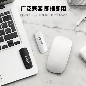 忆捷（EAGET）4GB U盘 USB2.0 招标投标小u盘 公司企业竞标 迷你便携 车载电脑手机通用优盘 白F1