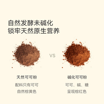 OH MyFood天然生可可粉128g/袋未碱化隔夜燕麦烘焙冲饮早餐粉ohmyfood