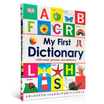 英文原版 DK字典 My First Dictionary 我的初阶单词 精装 初阶图画词典 插图字典 5-12岁 梦想童趣城
