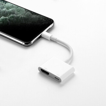 iphone手机扩展坞苹果xs/11手机连接网口线高清hdmi转接头sd/tf读卡