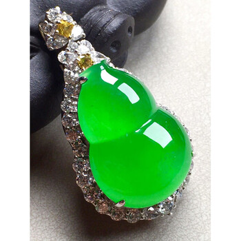 冰种阳绿翡翠吊坠价格报价行情- 京东
