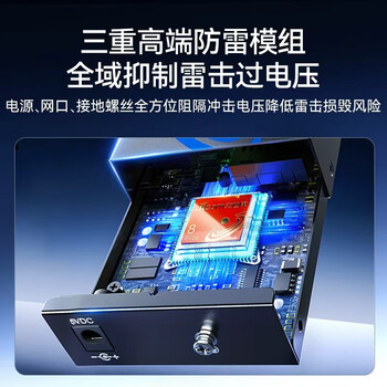 itcom艾迪康电信级百兆光纤收发器一对单模单纤光电转换器SC接口40km网络监控防雷防浪涌IT168-FE-40AB