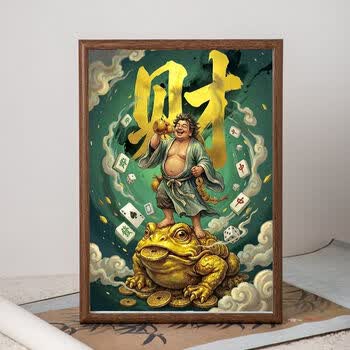 刘海戏金蟾图片- 京东