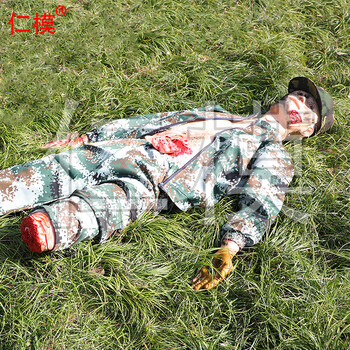 仁模RM/G110野战基础伤情模拟人止血包扎模拟人创伤急救模特伤情呈现模拟器材可定制