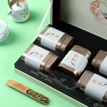 新旭堂茶叶白茶安吉礼盒装绿茶2026新茶春茶特级端午节日送长辈礼物250g