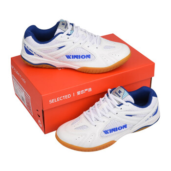莹恋WINION严选乒乓球鞋男款女款 牛筋底防滑乒乓球运动鞋 精进白蓝42 莹恋WINION严选乒乓球鞋男款女款 牛筋底防滑乒乓球运动鞋 精进白蓝42