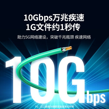 绿联超六类双屏蔽网线【0.58±0.008mm纯铜芯】CAT6A万兆网线抗干扰 网络POE工程家装箱线305米 90999