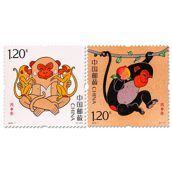財富1980.中國郵政.1980年猴年大版銀切手.28克.猴銀版畫 財富1980.中國郵政.1980年猴年大版銀切手.28克.猴銀版畫