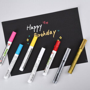 Nakabayashi仲林油漆笔高光笔1.2mm速干涂鸦笔防水不褪色记号笔 金色单支【新】 1.2mm