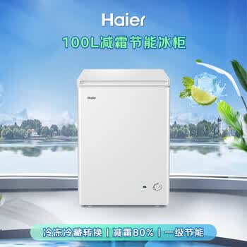 海尔(Haier)100L单温冰柜小型家用小冰柜冷藏冷冻两用转换深冷冷柜小冰箱减霜一级能效BC/BD-100GHDT 海尔(Haier)100L单温冰柜小型家用小冰柜冷藏冷冻两用转换深冷冷柜小冰箱减霜一级能效BC/BD-100GHDT