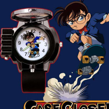 迪士尼商城同款名侦探柯南手表学生玩具电子表卡通多功能手表生日礼物
