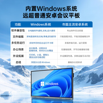 联想（Lenovo）86英寸会议平板触摸屏一体机windows系统 电子白板 触摸屏会议显示器4K 多媒体教学一体机DST86