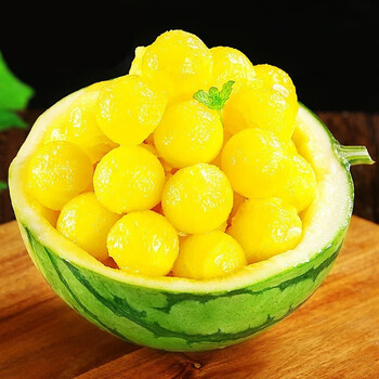 甜莓之都 云南特小凤黄心西瓜7-8斤2个装 新鲜水果黄瓤冰淇淋西瓜