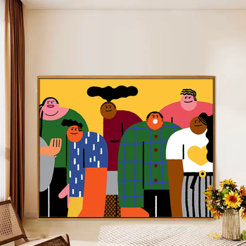 简单抽象油画品牌及商品- 京东