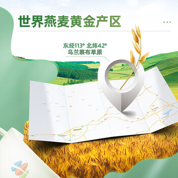 阴山优麦有机裸燕麦片700 高蛋白质 高膳食纤维  0添加蔗糖 营养早餐