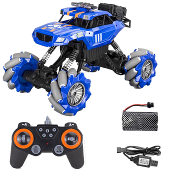 胜雄威腾四驱遥控漂移喷雾特技车越野车翻斗男孩玩具无线遥控高速攀爬