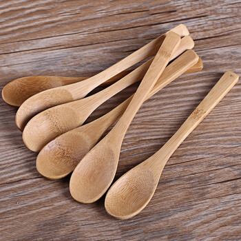 咖啡勺一次性 竹勺竹制木勺子咖啡勺一次性迷你小勺子创意家用蜂蜜勺