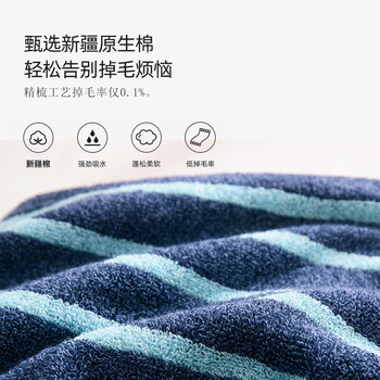 金号毛巾加厚纯棉100%纯棉洗脸毛巾全棉男士运动A类面巾2条装
