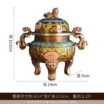 狮子铜香炉价格报价行情- 京东