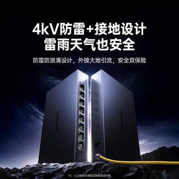 绿联8口2.5G交换机电口 钢壳散热网络分线器 网络交换器家用HUB 通用NAS适用WiFi7/WiFi6/光猫95435 绿联8口2.5G交换机电口 钢壳散热网络分线器 网络交换器家用HUB 通用NAS适用WiFi7/WiFi6/光猫95435