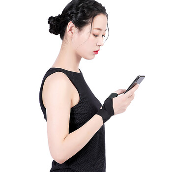 D&M日本大拇指护套透气型腱鞘篮球指关节护指套男女M(右手)护指