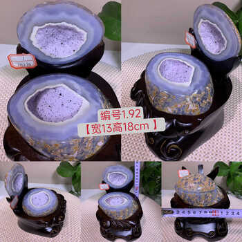 天然玛瑙紫水晶聚宝盆品牌及商品- 京东