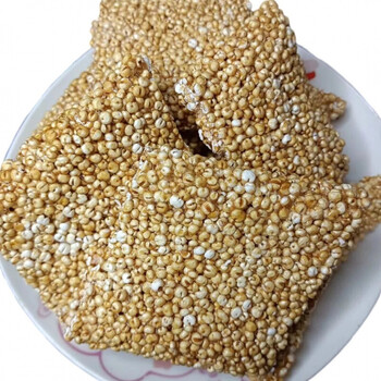 小米糖卷家乡特色糕点 山东菏泽老式传统怀旧零食 纯手工制作 小米糖